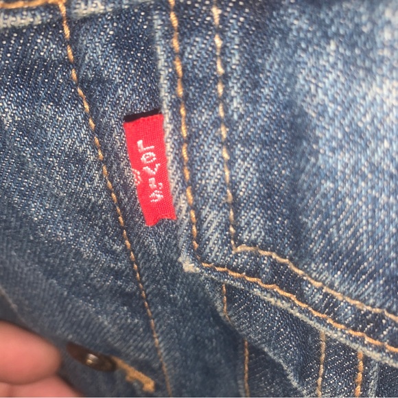 Vintage Flannel Lined Levi’s Jean Jacket Size XL - Picture 6 of 10